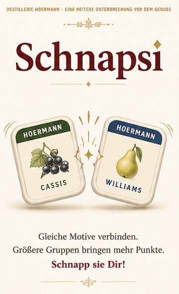 Schnapsi – eine heitere Unterbrechung vor dem Genuss